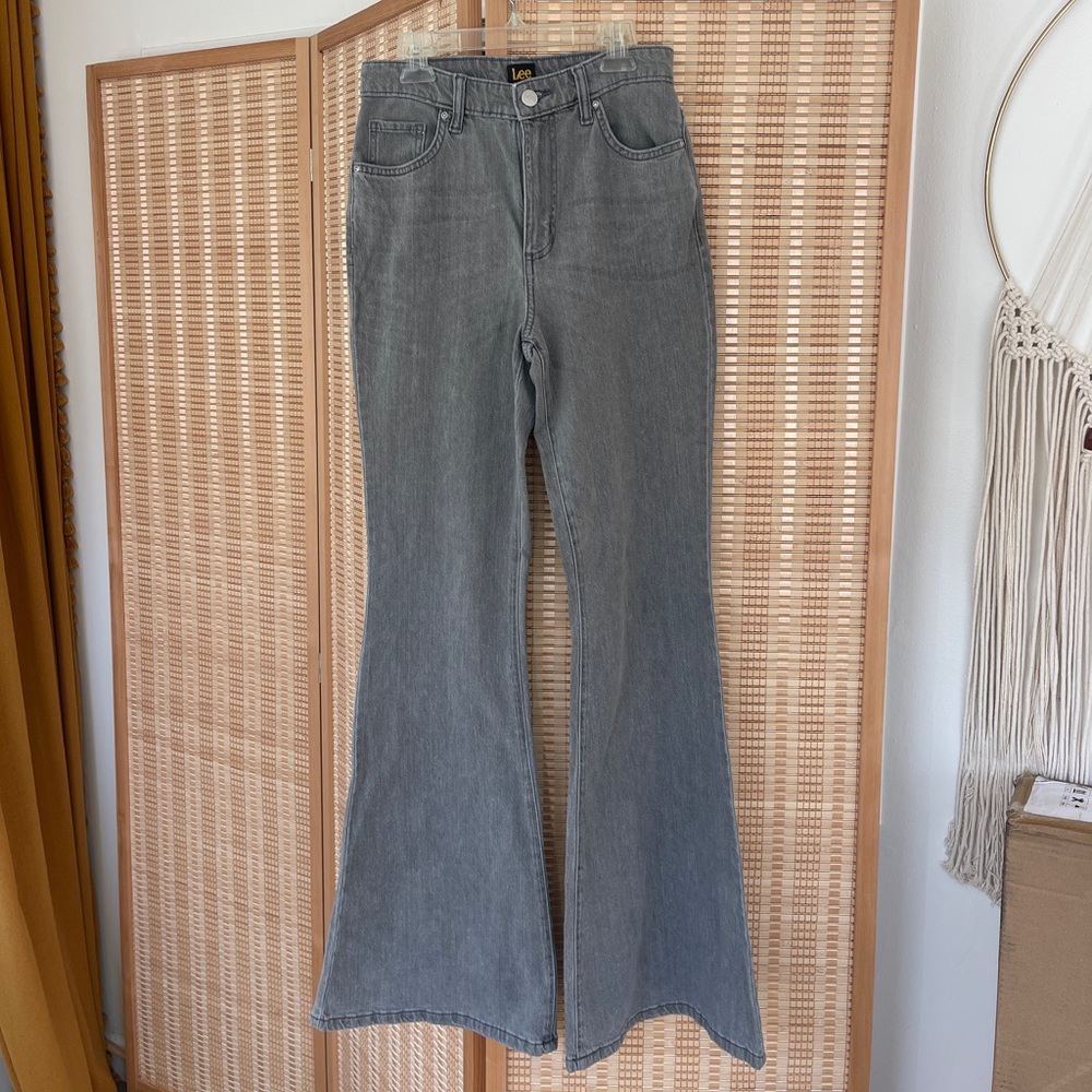 Gray Lee Jeans Flares